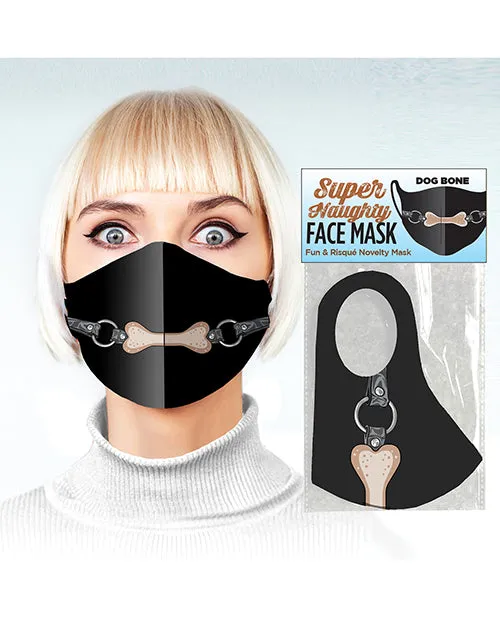 Anal Candyprints Party Super Naughty Dog Bone Gag Mask Black Anal Candyprints Party Super Naughty Dog Bone Gag Mask Black