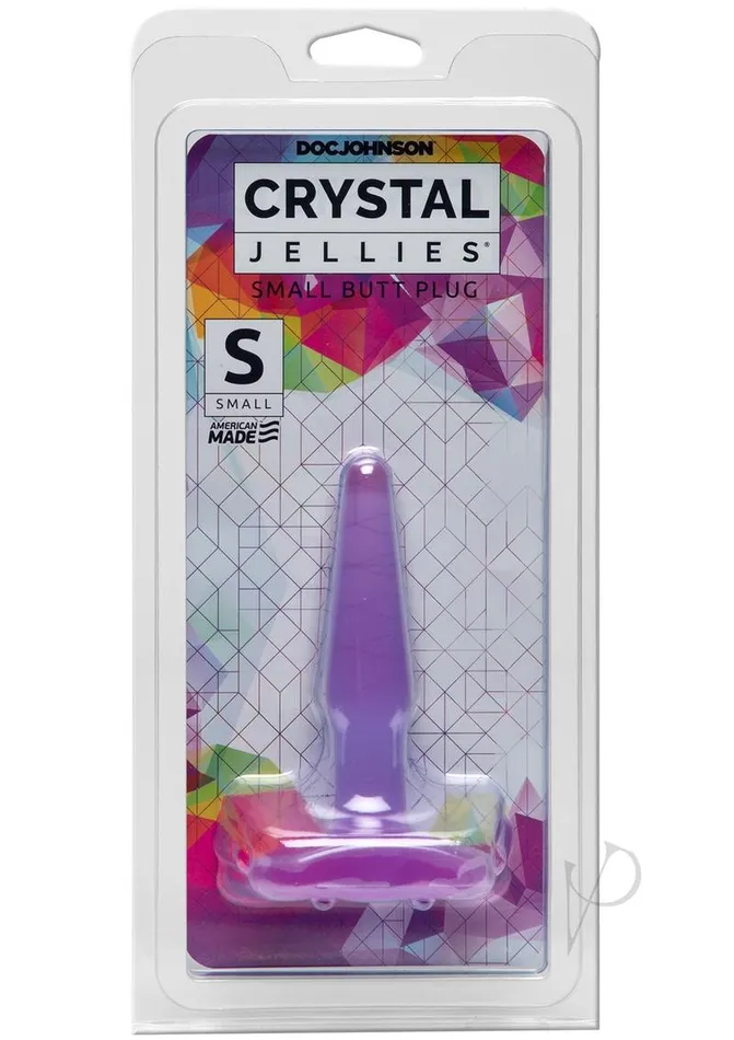 Anal Crystal Jellies Crystal Jellies Butt Plug Small Purple