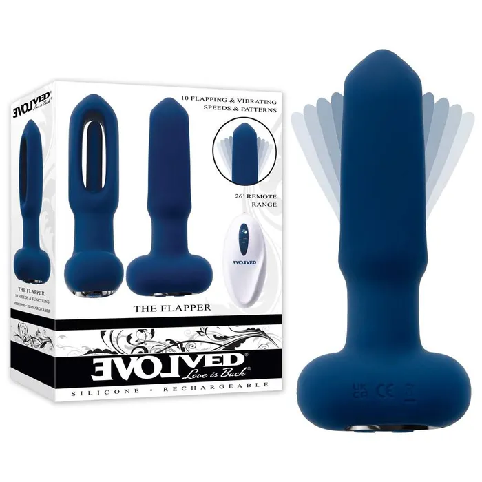 Anal Evolved THE FLAPPER Vibrating Butt Plug Evolved