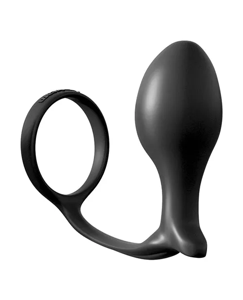 Anal Fantasy Collection Anal Anal Fantasy Collection AssGasm Cockring Beginners Silicone Plug Slim 4in