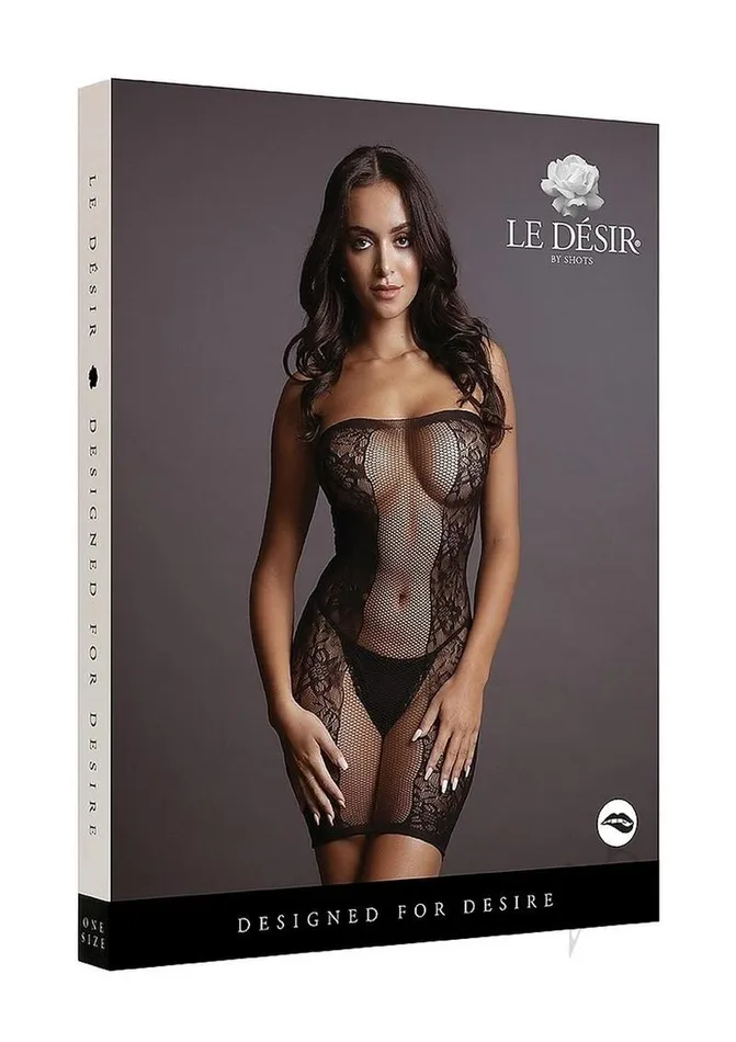 Anal Le Desir Le Desir Strapless Mini Dress OS Black