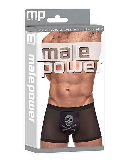Anal Male Power Private Screening Micro Mesh Modal Skull Pouch Short Black MD Anal Male Power Private Screening Micro Mesh Modal Skull Pouch Short Black MD
