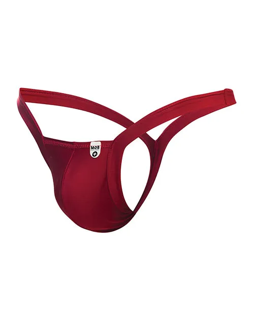 Anal Malebasics Male Basics Y Buns Thong Red SM Anal Malebasics Male Basics Y Buns Thong Red SM