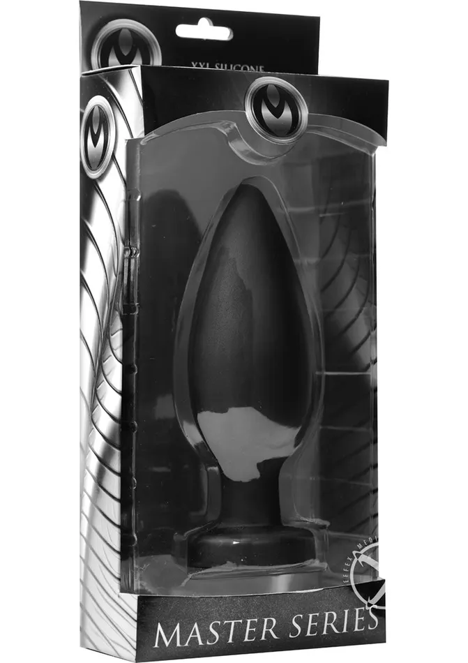 Anal Master Series Master Series Colossus XXL Silicone Anal Plug Black