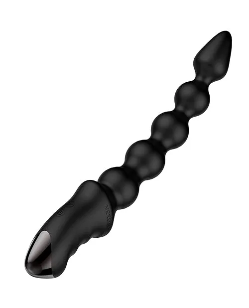 Anal Nexus Bendz Probe Edition Rechargeable Silicone Bendable Vibrating Probe Black Nexus