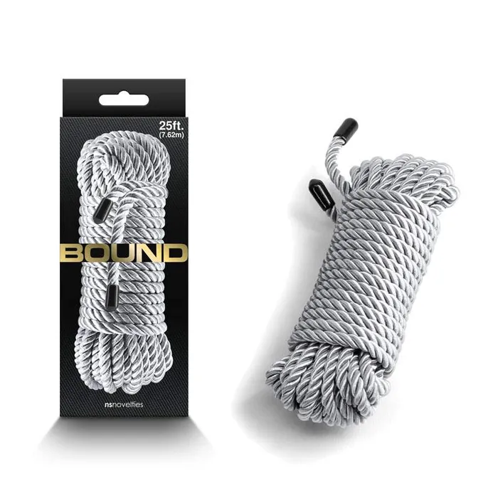 Anal NS Novelties Bound Rope Silver