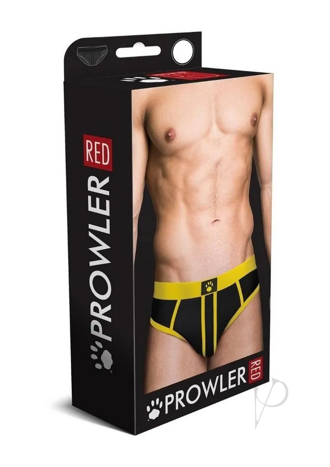 Anal Prowler Red Prowler RED AssLess Brief XXLarge BlackYellow