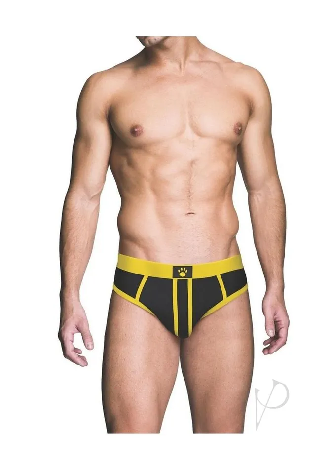 Anal Prowler Red Prowler RED AssLess Brief XXLarge BlackYellow Anal Prowler Red Prowler RED AssLess Brief XXLarge BlackYellow