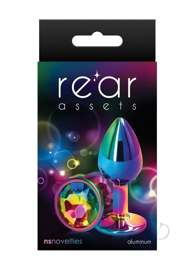 Anal Rear Assets Rear Assets Multicolor Anal Plug Small Rainbow