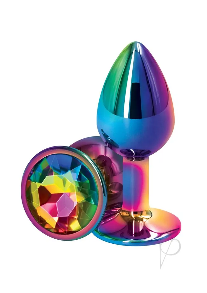Anal Rear Assets Rear Assets Multicolor Anal Plug Small Rainbow