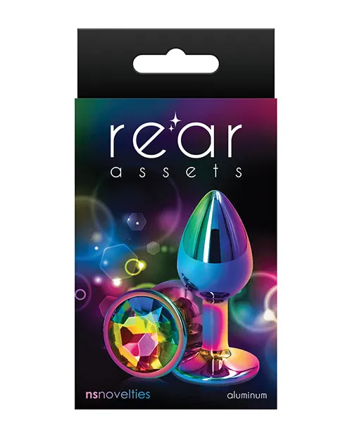 Anal Rear Assets Rear Assets Multicolor Anal Plug Small Rainbow