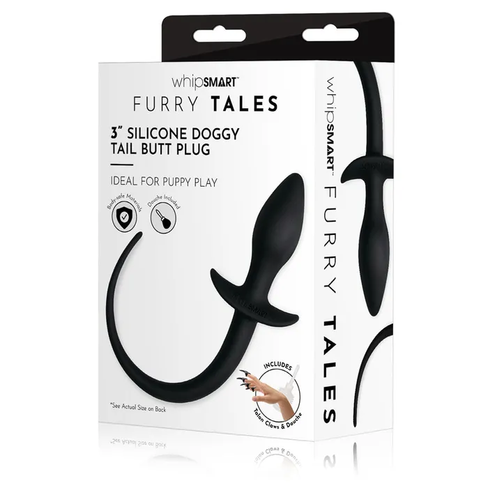 Anal WhipSmart Furry Tales 3 Silicone Doggy Tail Butt Plug