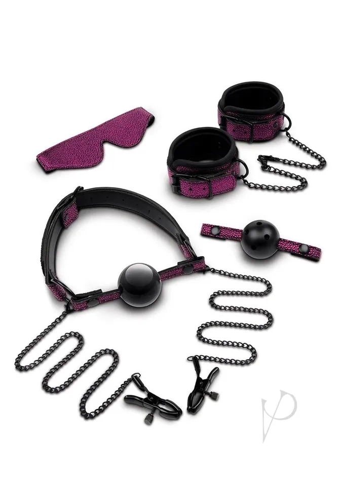 Anal Whipsmart WhipSmart Dragons Lair Dragonskin Bondage Set 5 Piece BlackPurple Anal Whipsmart WhipSmart Dragons Lair Dragonskin Bondage Set 5 Piece BlackPurple