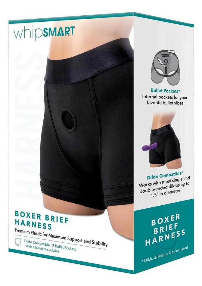 Anal Whipsmart WhipSmart Soft Packing Boxer Brief Medium Black