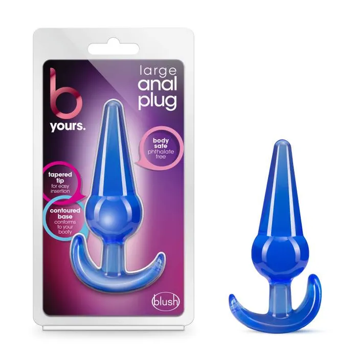 Anal Wild Night Fantasies B Yours Blue Large Anal Plug