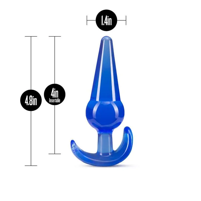 Anal Wild Night Fantasies B Yours Blue Large Anal Plug