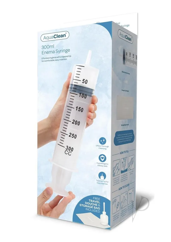 Aqua Clean Dildos AquaClean 300CC Enema Syringe Clear