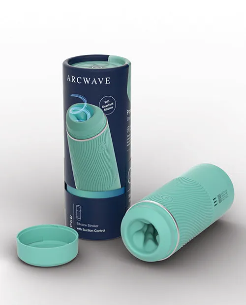 Arcwave Male Sex Toys Arcwave Pow Silicone Dual End Stroker Mint Teal