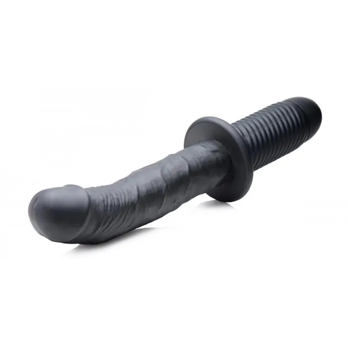Ass Thumpers Female Sex Toys The Large Realistic 10X Silicone Vibrator with Handle