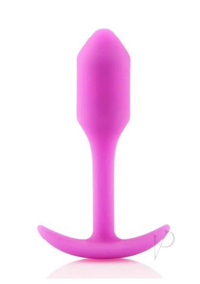 B Vibe Anal BVibe Snug Plug 1 Silicone Weighted Butt Plug Fucshia