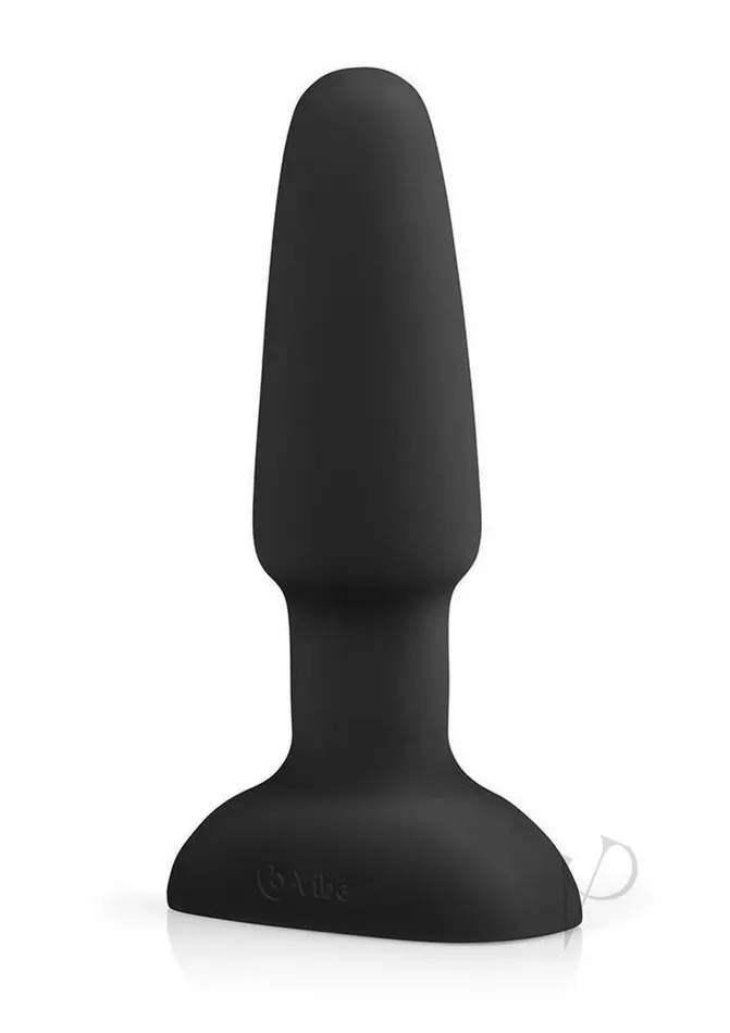 BVibe Rimming Plug 2 Rechargeable Silicone Anal Plug Black B Vibe Anal BVibe Rimming Plug 2 Rechargeable Silicone Anal Plug Black B Vibe Anal
