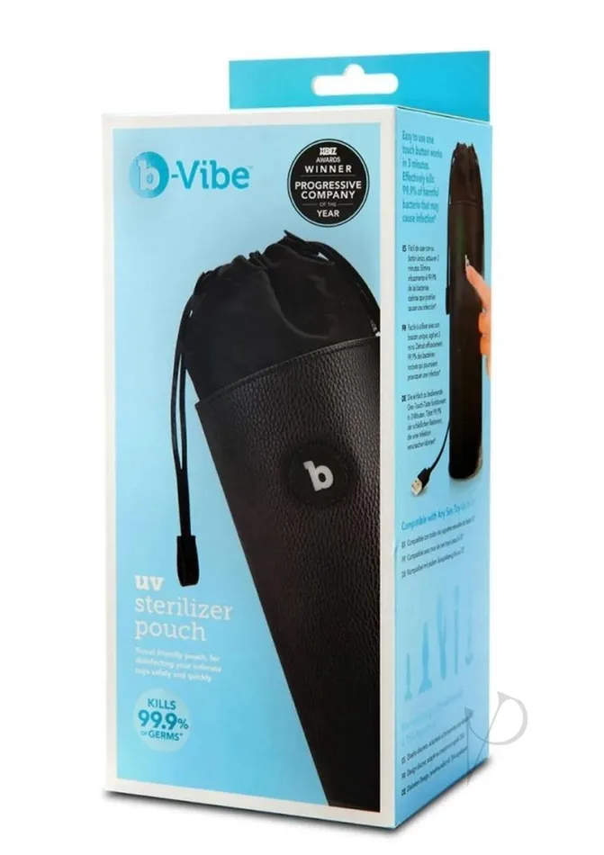 BVibe UV Sterilizer Bag Black B Vibe Vibrators