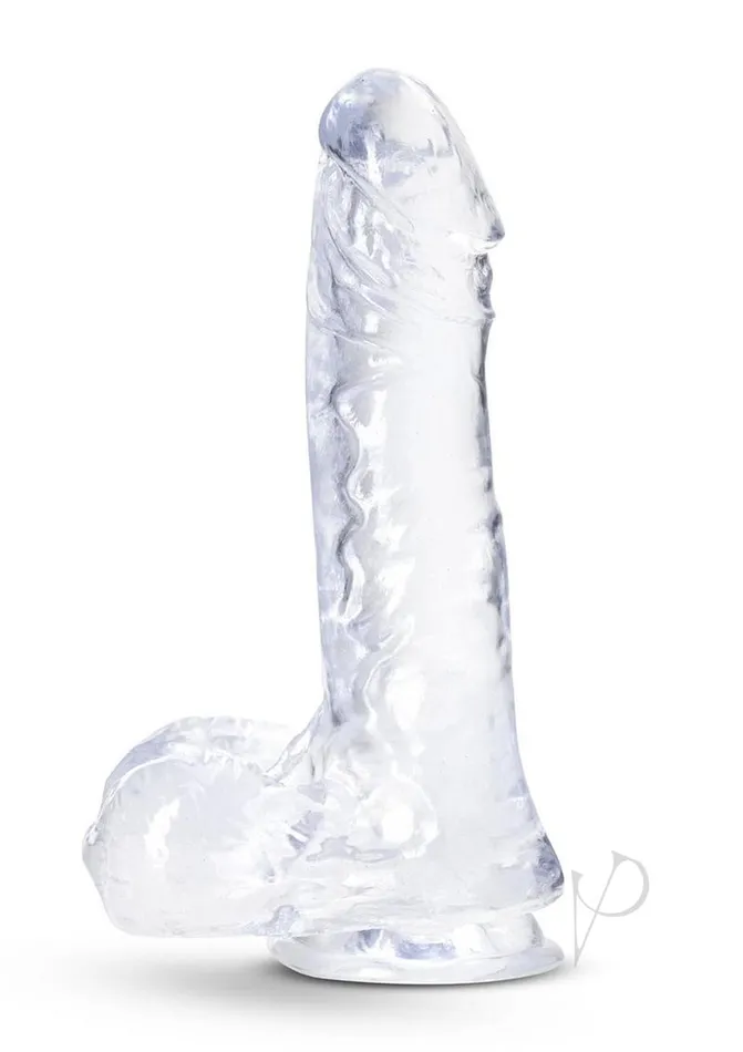 B Yours Female Sex Toys B Yours Plus Ram n Jam Realistic Dildo with Balls 8in Clear B Yours Female Sex Toys B Yours Plus Ram n Jam Realistic Dildo with Balls 8in Clear