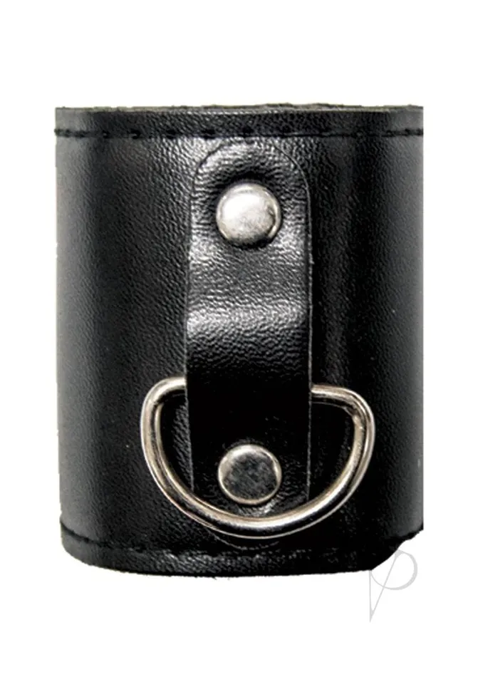 Ballgear Iron Mini Ball Stretcher with DRing Black Ballgear Male Sex Toys