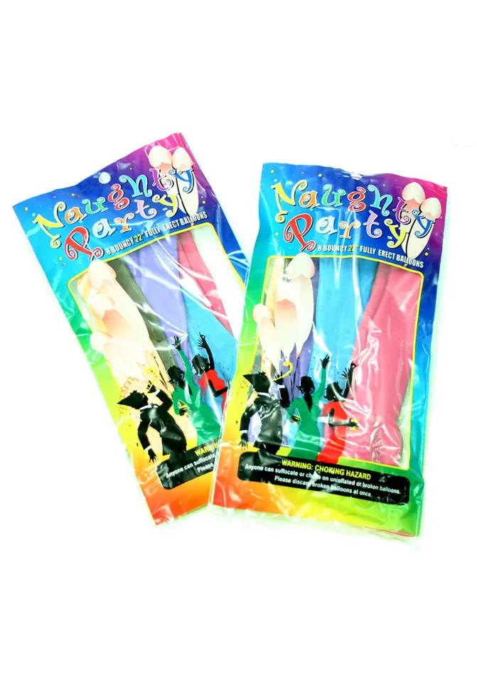 Balloons Male Sex Toys Naughty Party Balloons Penis 8 Pack