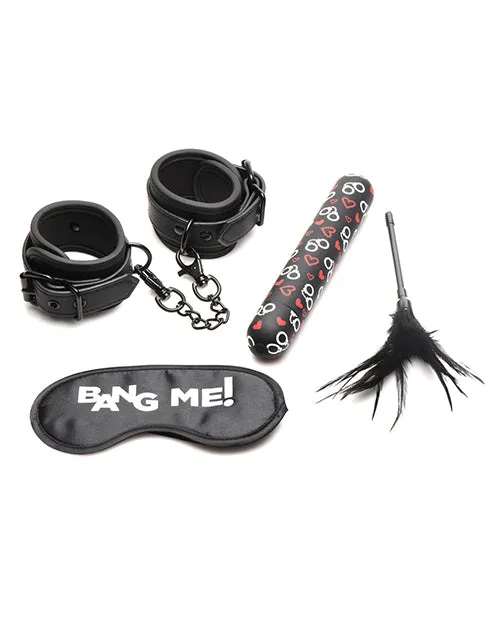 Bang 4 pc Bondage Kit Black Bang Anal