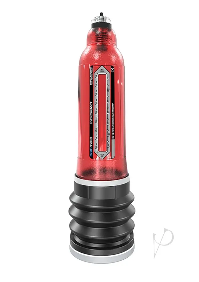 Bathmate Male Sex Toys Hydromax7 Penis Pump Red