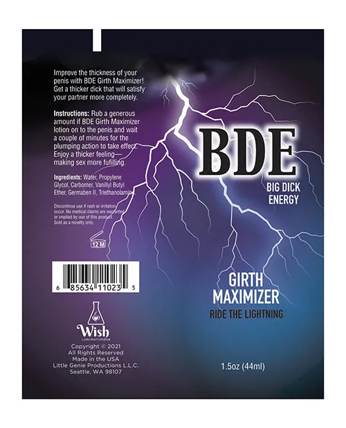 Bde Vibrators BDE Girth Maximizer Cream Bde Vibrators BDE Girth Maximizer Cream