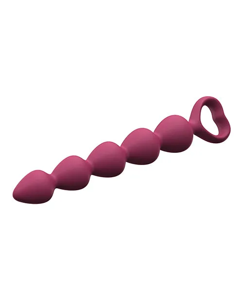 Bing Bang Silicone Anal Beads Medium Plum Star Love To Love Male Sex Toys