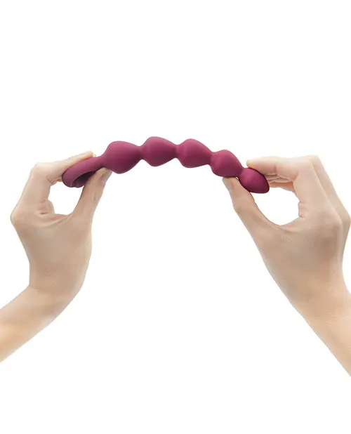 Bing Bang Silicone Anal Beads Medium Plum Star Love To Love Male Sex Toys