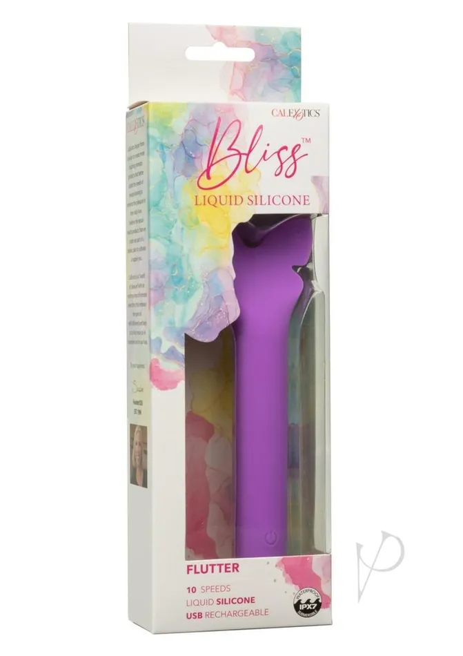 Bliss By Cal Exotics Bliss Liquid Silicone Flutter Rechargeable Clitoral Stimulator Purple Female Sex Toys Bliss By Cal Exotics Bliss Liquid Silicone Flutter Rechargeable Clitoral Stimulator Purple Female Sex Toys