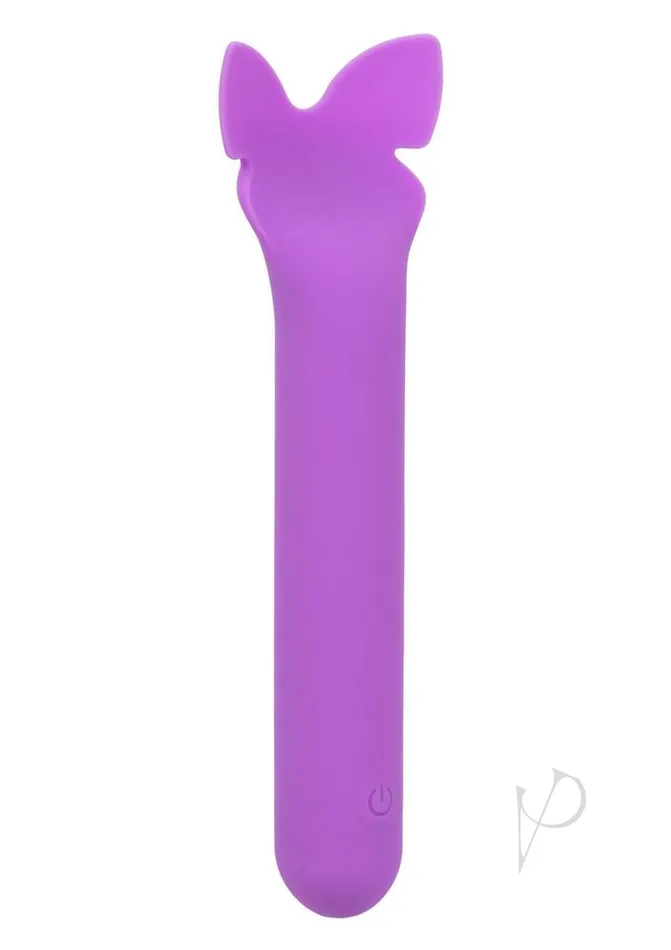 Bliss By Cal Exotics Bliss Liquid Silicone Flutter Rechargeable Clitoral Stimulator Purple Female Sex Toys