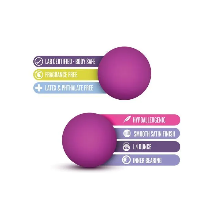 Blush Luxe Double O Advanced Kegel Balls Pink Luxe Dildos