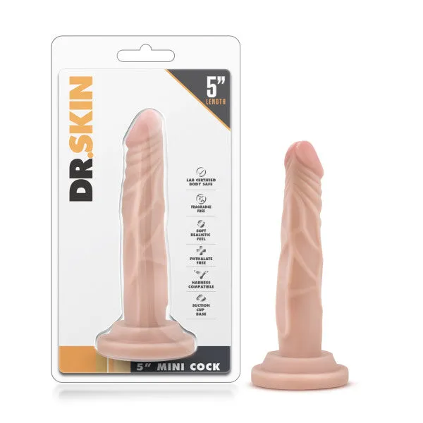 Blush Novelties Female Sex Toys Dr Skin Flesh 5 Mini Realistic Dildo