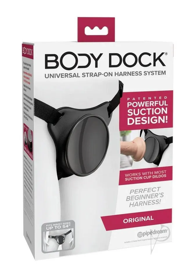 Body Dock Original StrapOn Black Body Dock Female Sex Toys