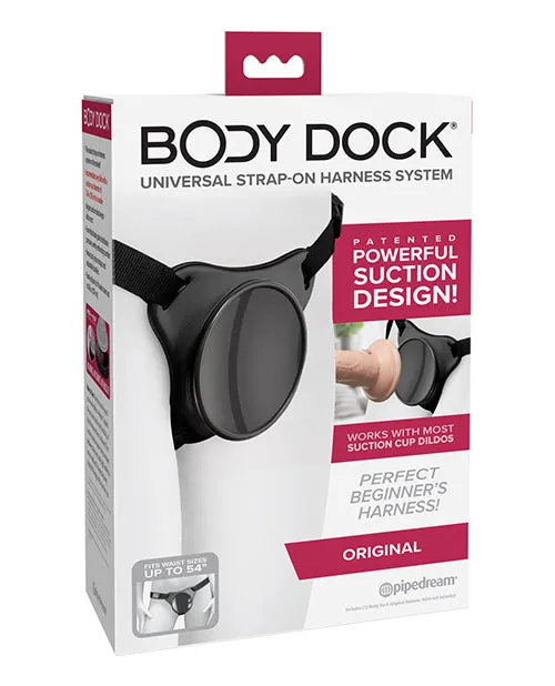 Body Dock Original StrapOn Black Body Dock Female Sex Toys
