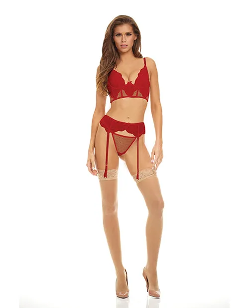 Bombshell Boudoir Vibrators Bombshell Boudoir Lace Mesh Peek A Boo Wire Bra Garter Belt GString Red MD Bombshell Boudoir Vibrators Bombshell Boudoir Lace Mesh Peek A Boo Wire Bra Garter Belt GString Red MD