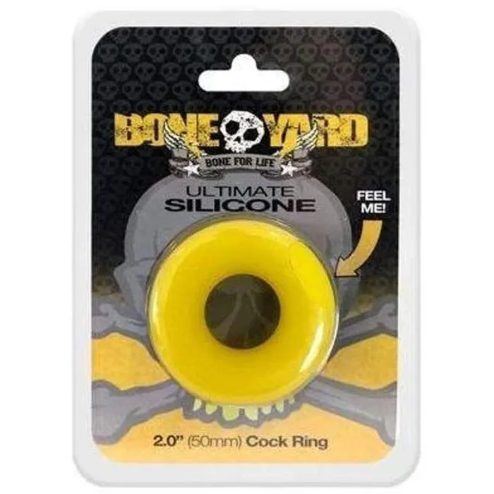 Boneyard Ultimate Silicone Cock Ring Yellow Wild Night Fantasies Male Sex Toys Boneyard Ultimate Silicone Cock Ring Yellow Wild Night Fantasies Male Sex Toys