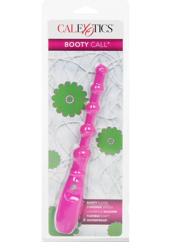 Booty Call Anal Booty Call Booty Flexer Silicone Beaded Butt Plug Pink