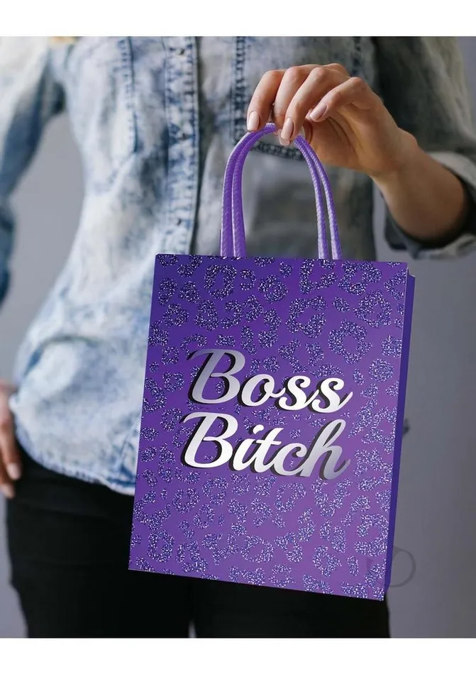 Boss Bitch Gift Bag PurpleWhite Puzzles And Gift Bags Vibrators Boss Bitch Gift Bag PurpleWhite Puzzles And Gift Bags Vibrators