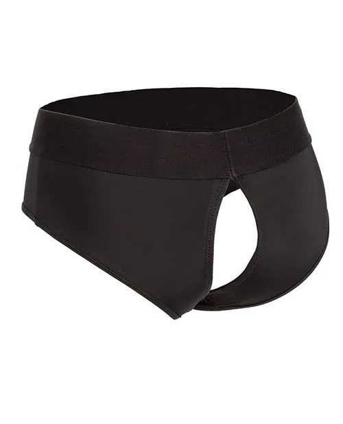 Boundless Backless Brief Harness 2XL3XL Black Boundless Female Sex Toys Boundless Backless Brief Harness 2XL3XL Black Boundless Female Sex Toys