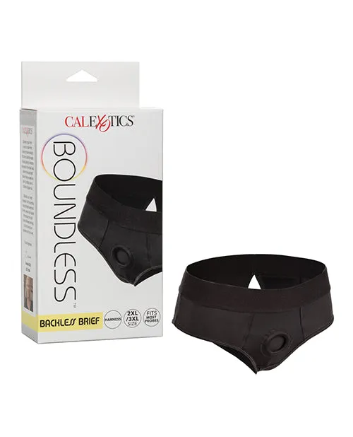 Boundless Backless Brief Harness 2XL3XL Black Boundless Female Sex Toys Boundless Backless Brief Harness 2XL3XL Black Boundless Female Sex Toys