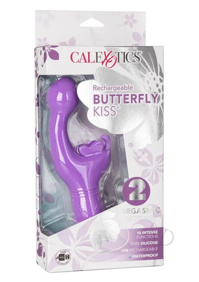 Butterfly Kiss Rechargeable Silicone Dual Vibrator Purple Butterfly Kiss Vibrators Butterfly Kiss Rechargeable Silicone Dual Vibrator Purple Butterfly Kiss Vibrators