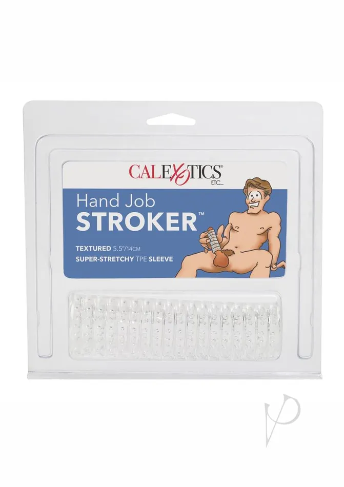 Cal Exotics Hand Job Stroker Sleeve Clear Male Sex Toys