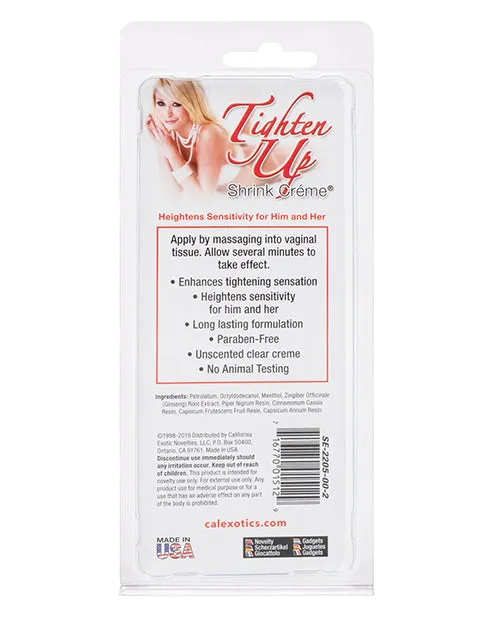 Cal Exotics Vibrators Tighten Up Shrink Cream 05oz Cal Exotics Vibrators Tighten Up Shrink Cream 05oz