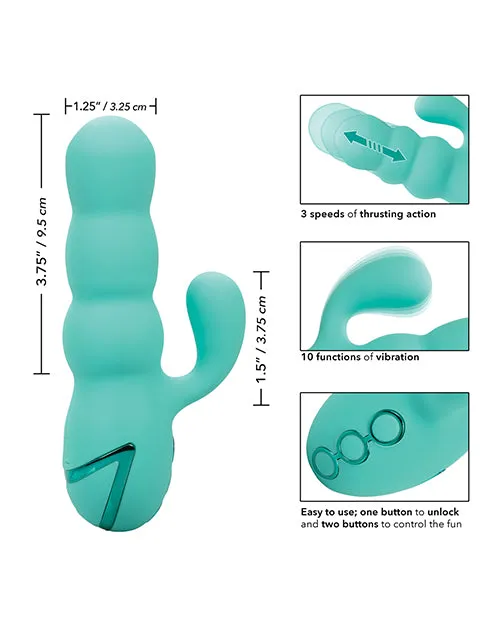 California Dreaming Female Sex Toys California Dreaming Del Mar Rechargeable Silicone Dual Stimulator Teal California Dreaming Female Sex Toys California Dreaming Del Mar Rechargeable Silicone Dual Stimulator Teal